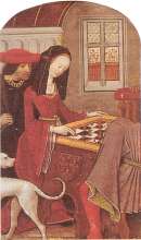 Marguerite et François jouant aux échecs